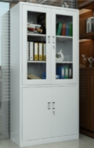 Metal file glass cabinet Skyland STEL SSC - 10